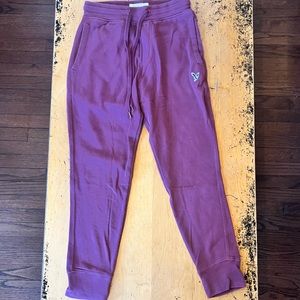 American Eagle Maroon Super Soft Joggers NWOT